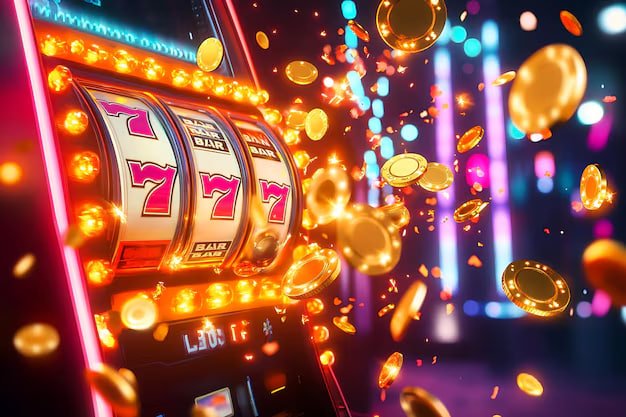 Slot game reels on wenph with vibrant symbols and paylines